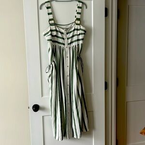 ASOS striped maternity dress